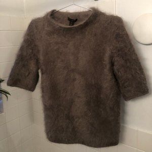 LOUIS VUITTON Angora cropped sweater Size L, soft